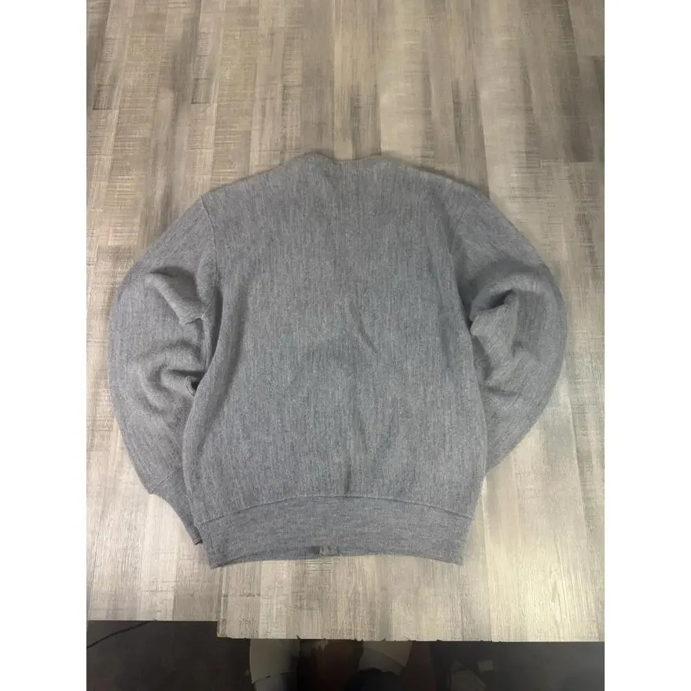 Vintage Jantzen Cardigan Sweater‎ Knit 80s USA Kurt Grandpa Grunge Cobain Medium